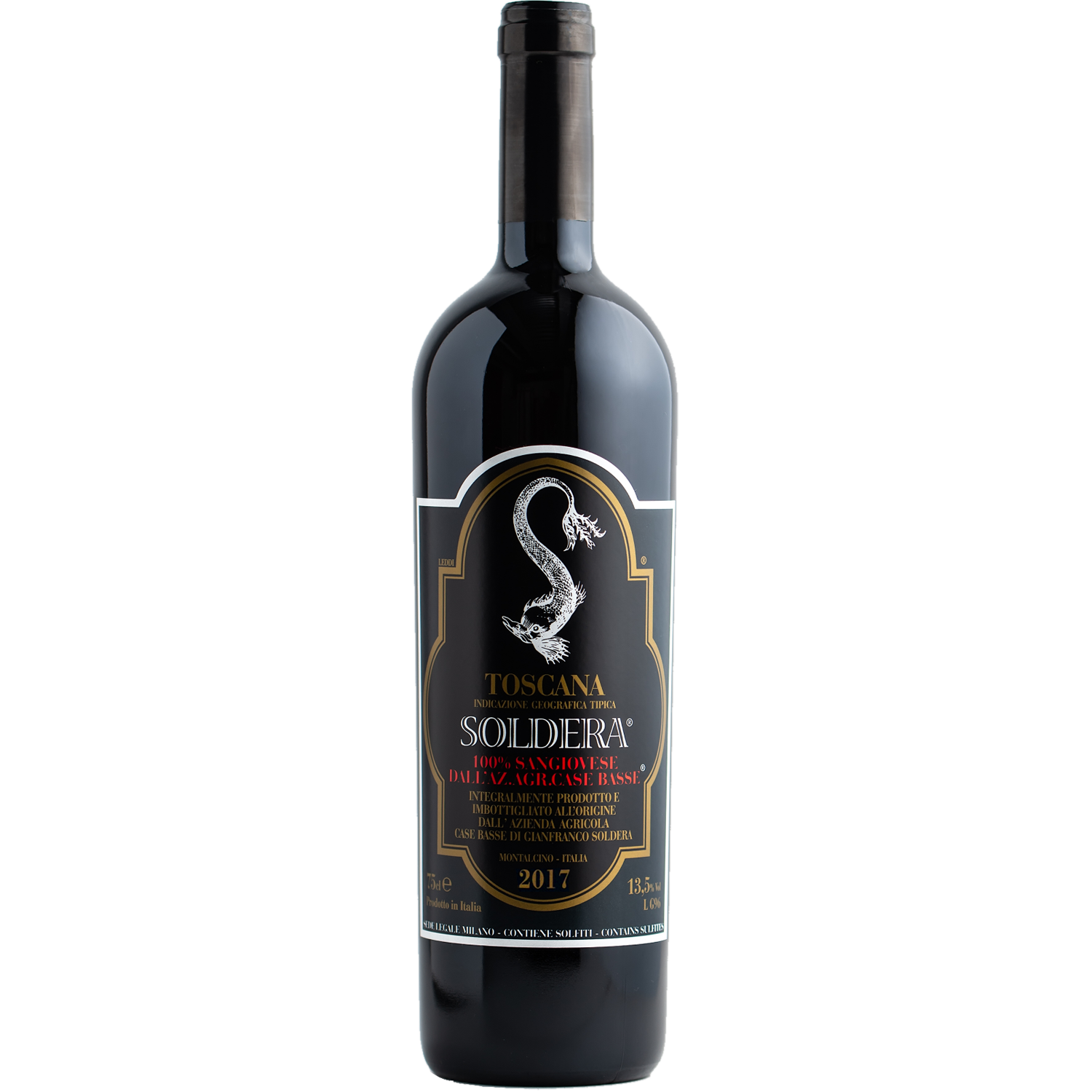 Soldera 2017 Case Basse Toscana IGP 750ml Wine Bottle