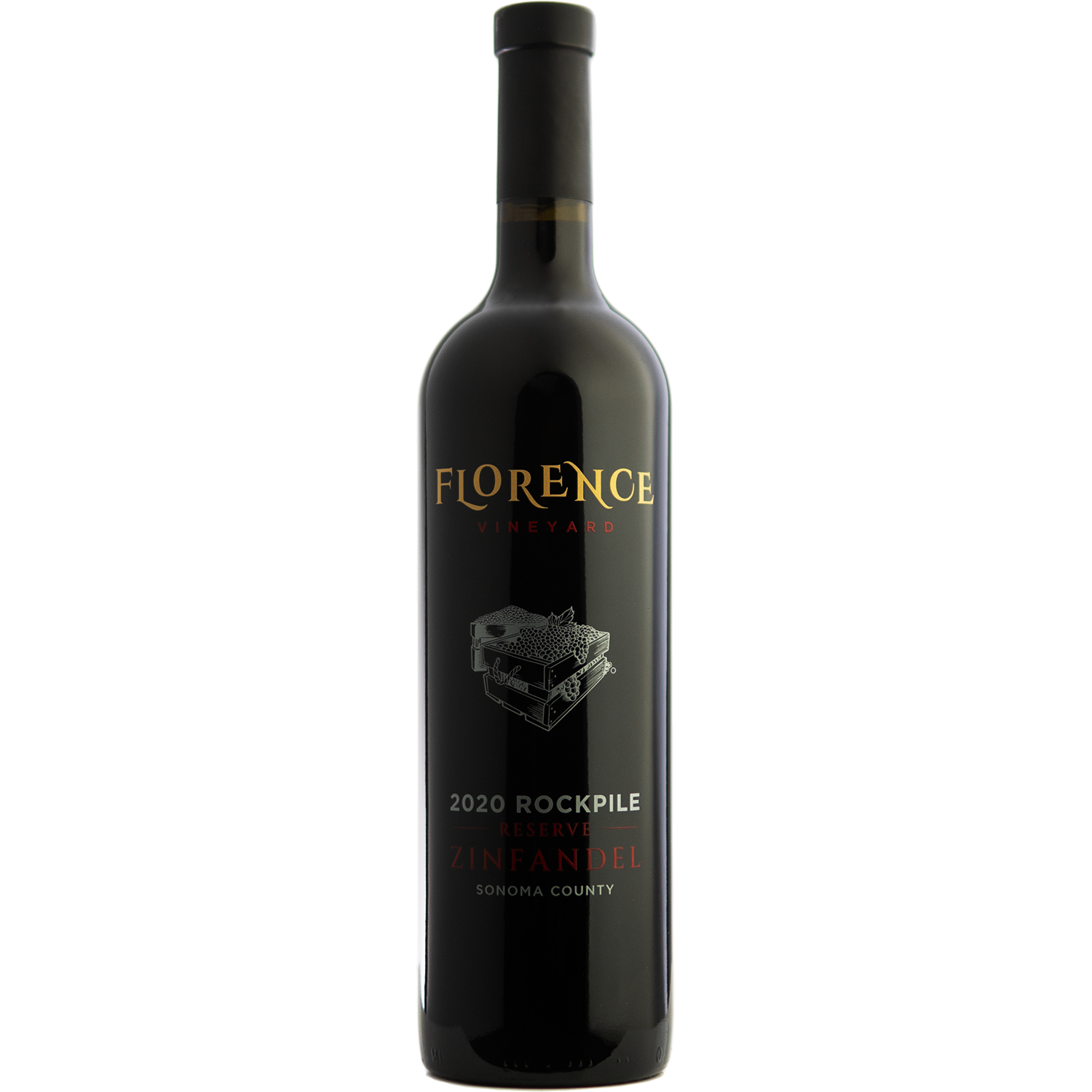 Florence Vineyard 2020 Rockpile Estate Reserve Zinfandel 750ml Wine Bottle