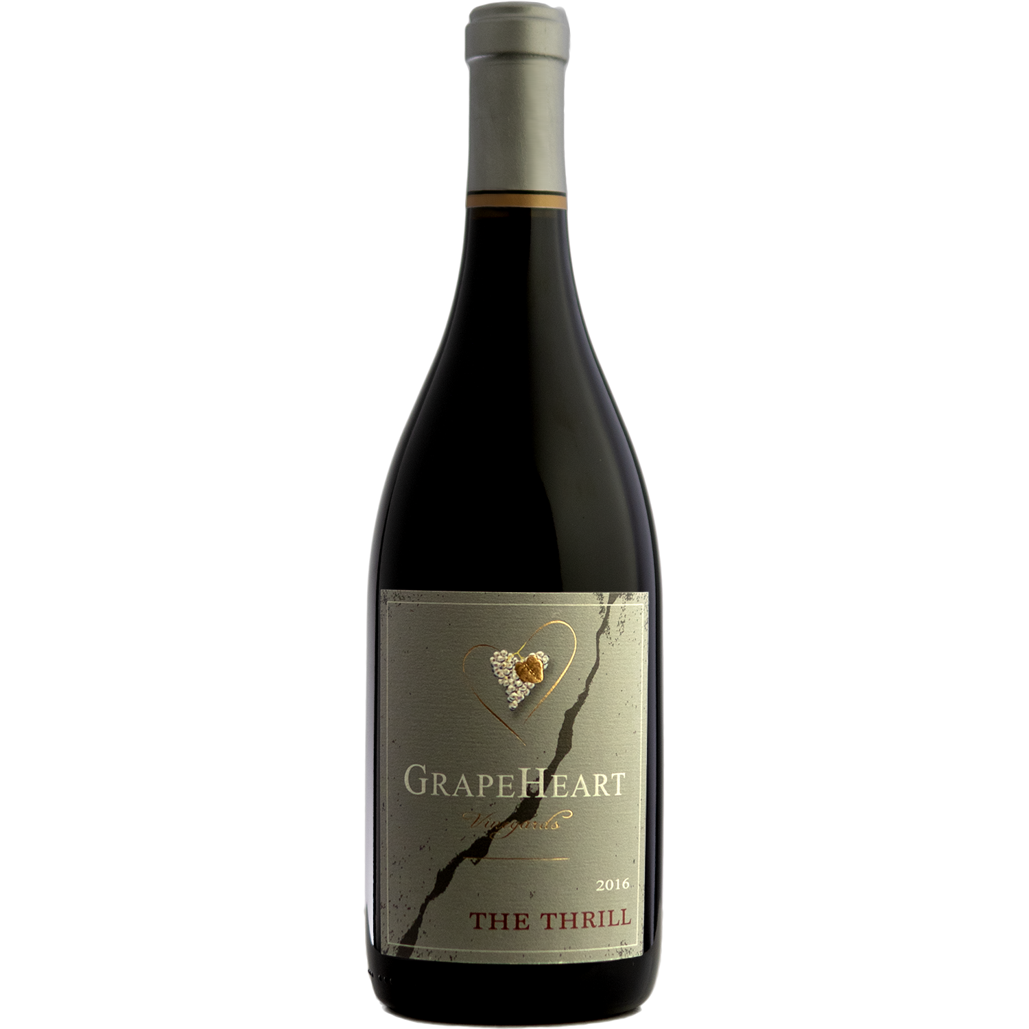 GrapeHeart Vineyards 2016 'The Thrill' Estate Red 750ml Wine Bottle