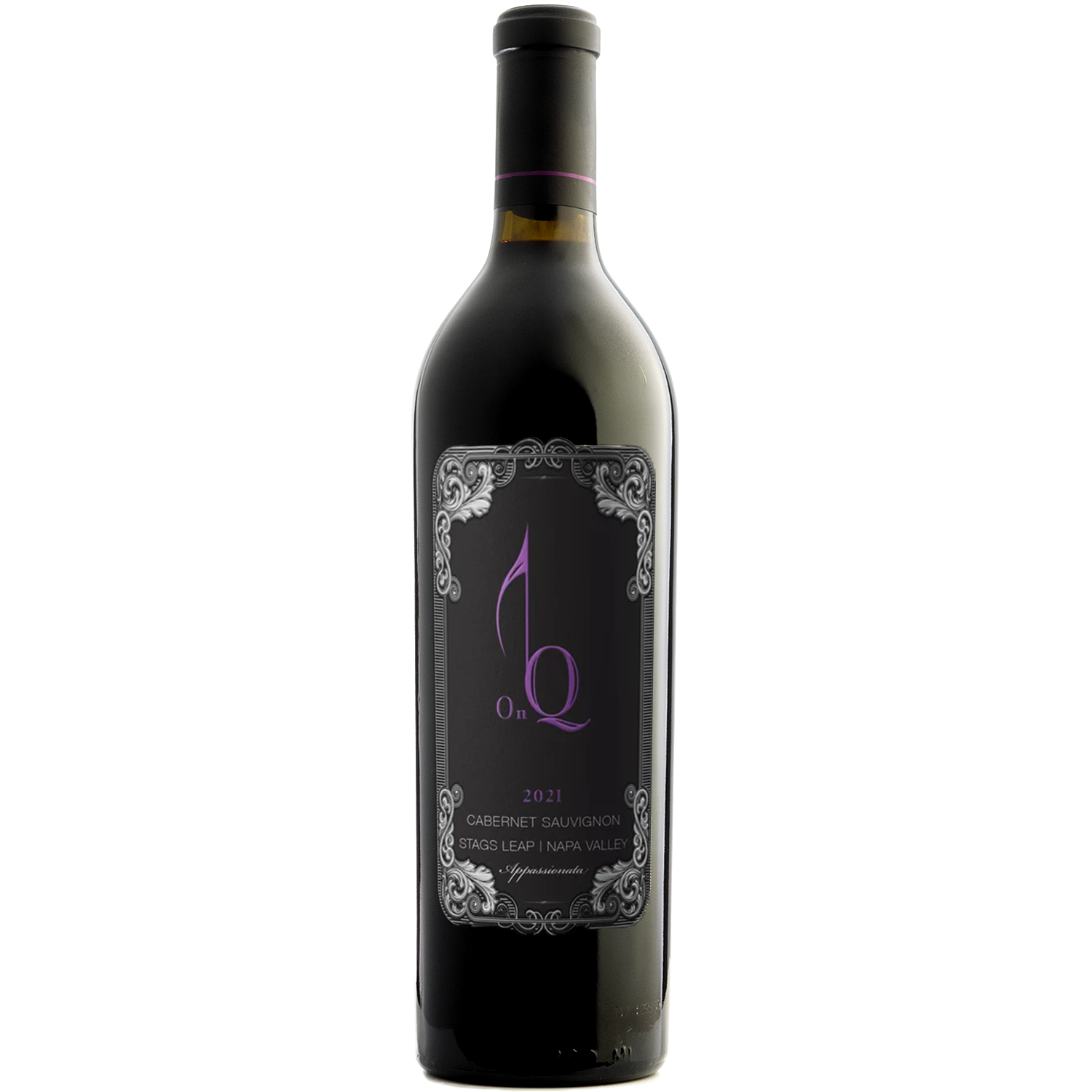 On Q 2021 'Appassionata' Stags Leap District Cabernet Sauvignon 750ml Wine Bottle