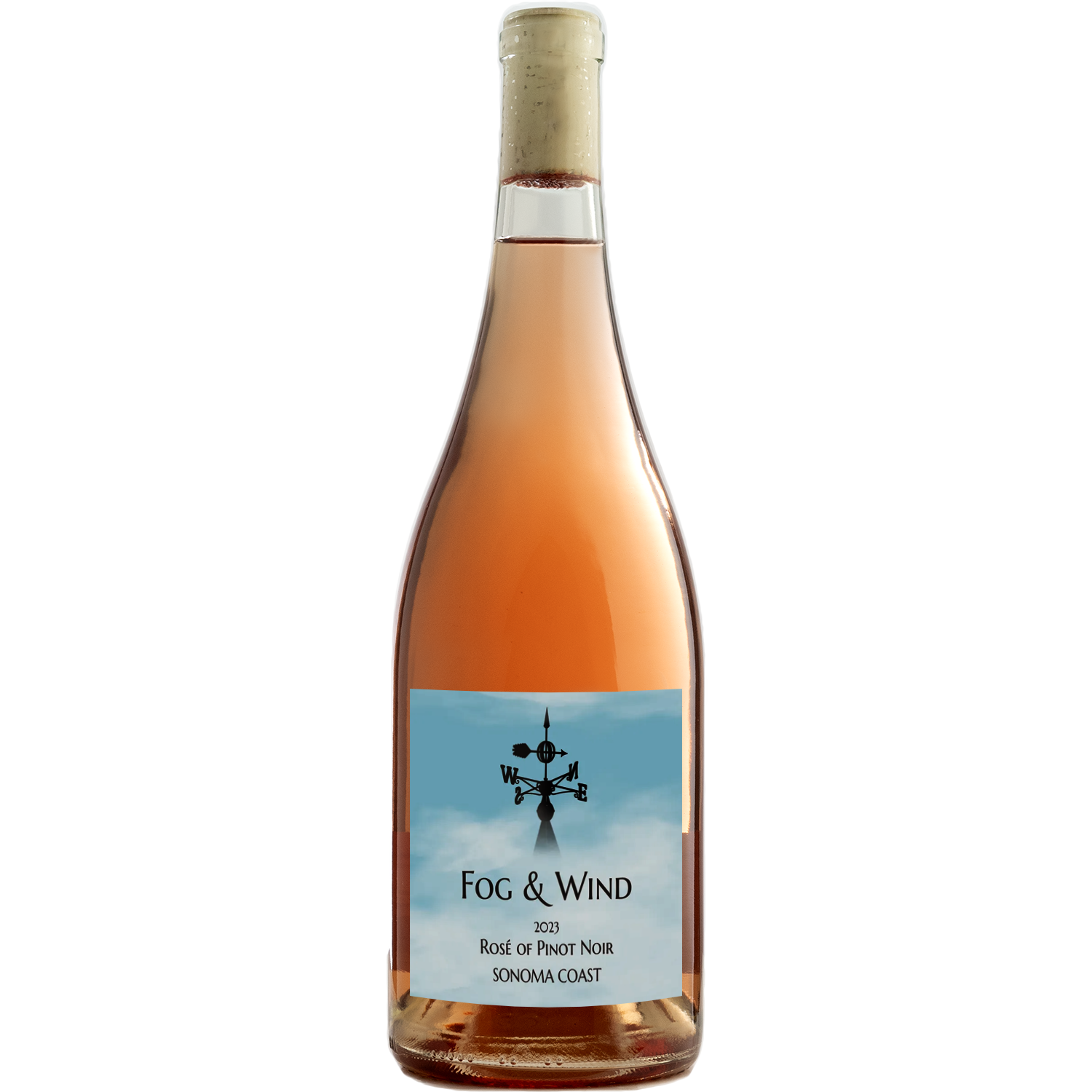Sojourn Cellars 2023 Fog and Wind Rose of Pinot Noir 750ml Wine Bottle