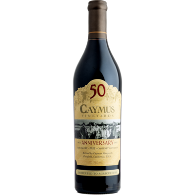 Caymus 2022 '50th Anniversary' Napa Valley Cabernet Sauvignon 750ml Wine Bottle