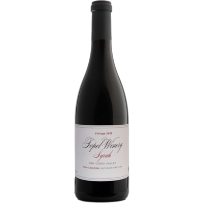 Topel Winery 2022 'High Elevation' Gustafson Vineyard DCV Syrah 750ml Wine Bottle
