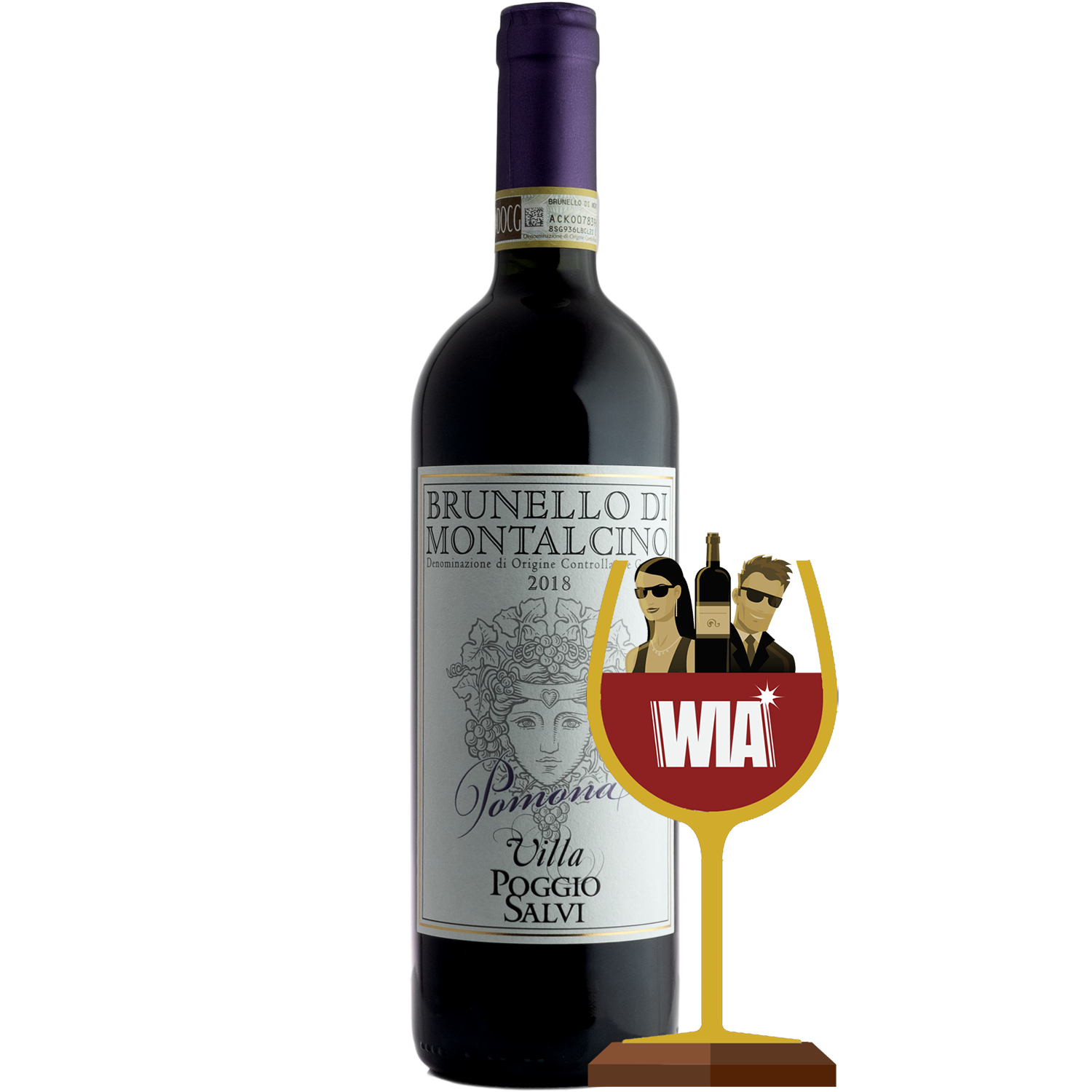 Villa Poggio Salvi 2018 'Pomona' Brunello di Montalcino 750ml Wine Bottle