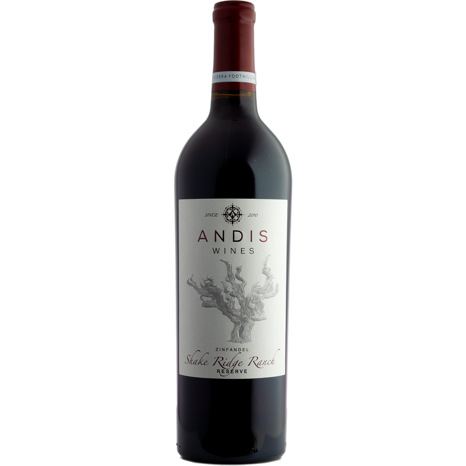 Andis 2021 Shake Ridge Ranch Reserve Zinfandel 750ml Wine Bottle