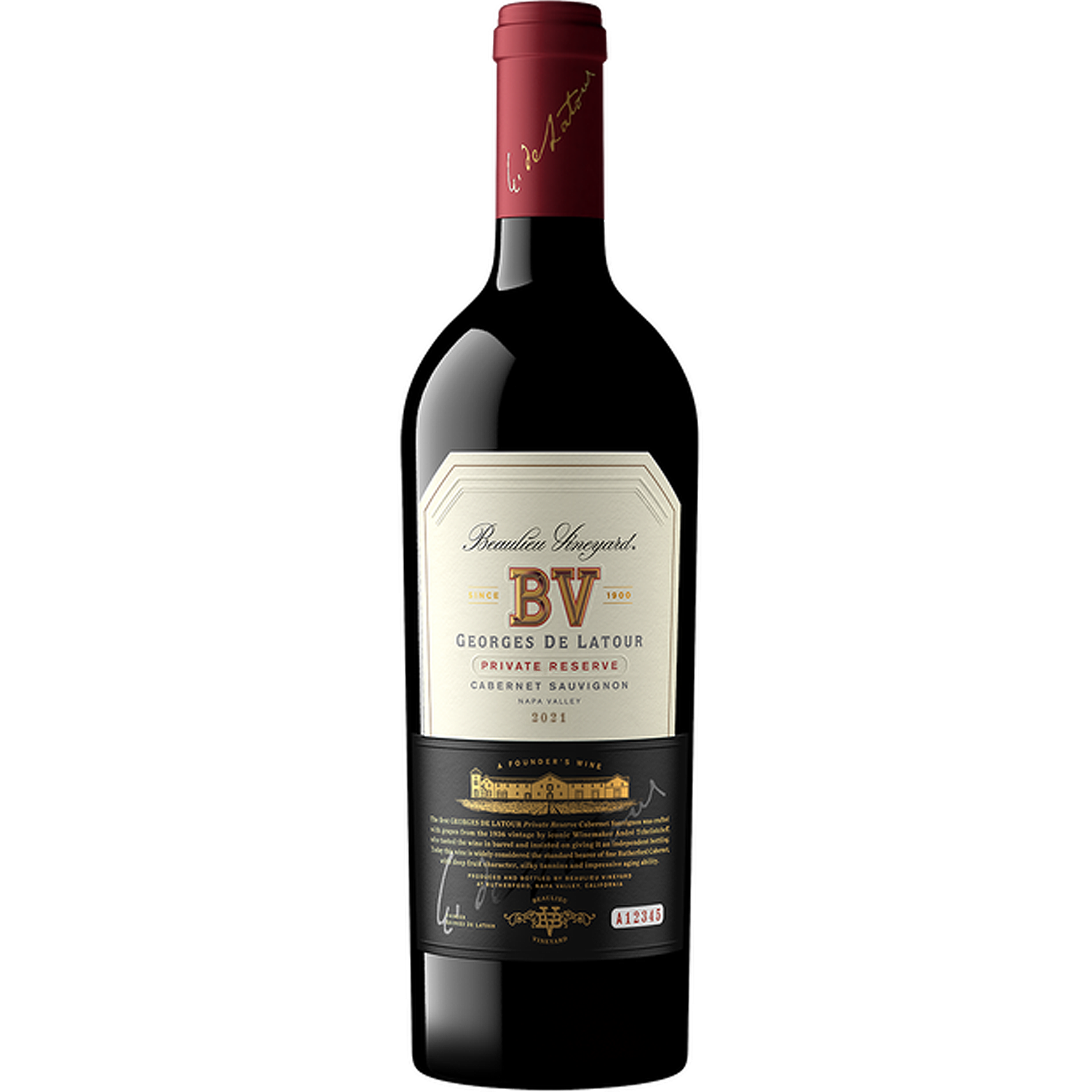 Beaulieu Vineyard 2021 'Georges de Latour Private Reserve' Cabernet Sauvignon 750ml Wine Bottle