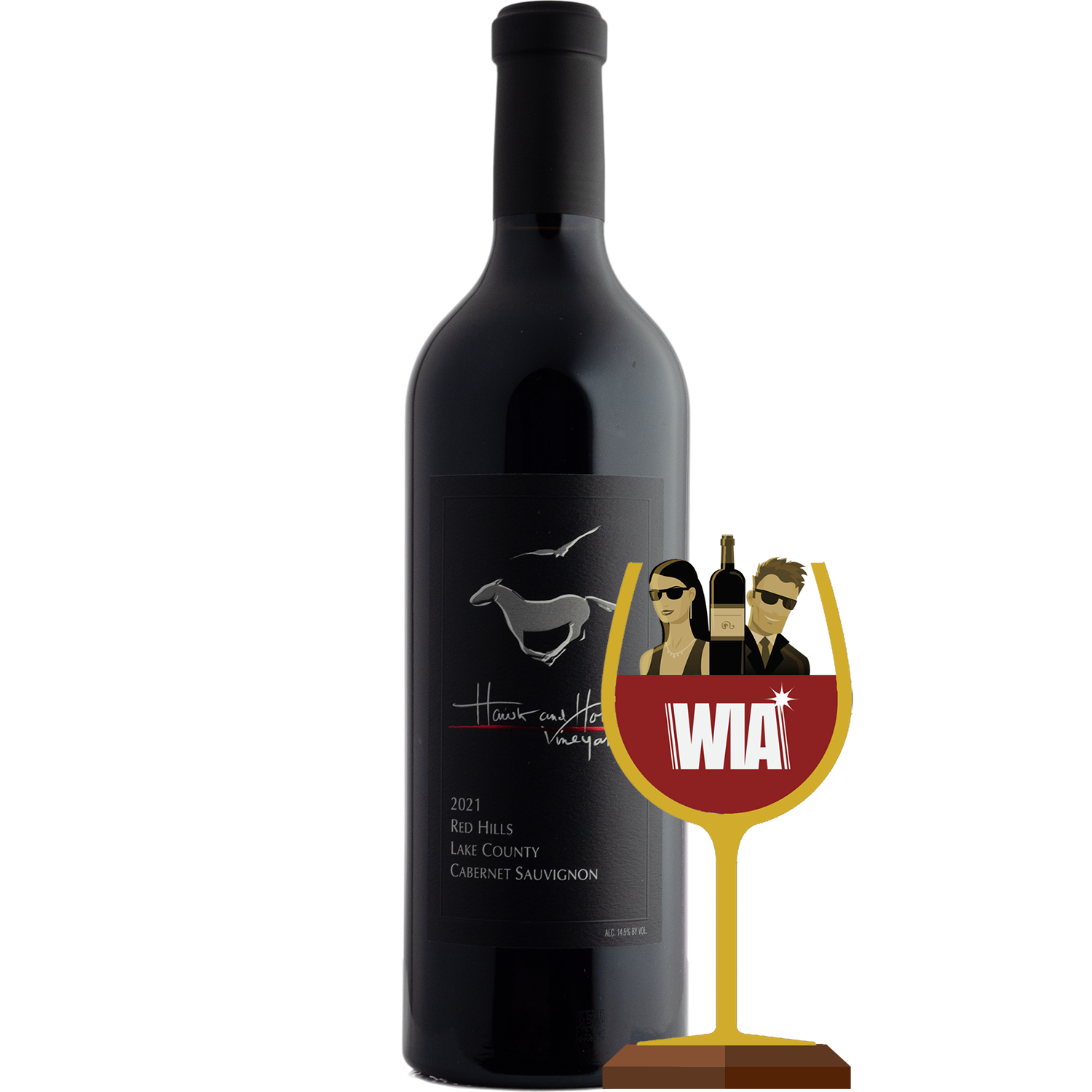 Hawk and Horse Vineyards 2021 Red Hills Estate Cabernet Sauvignon 750ml Wine Bottle