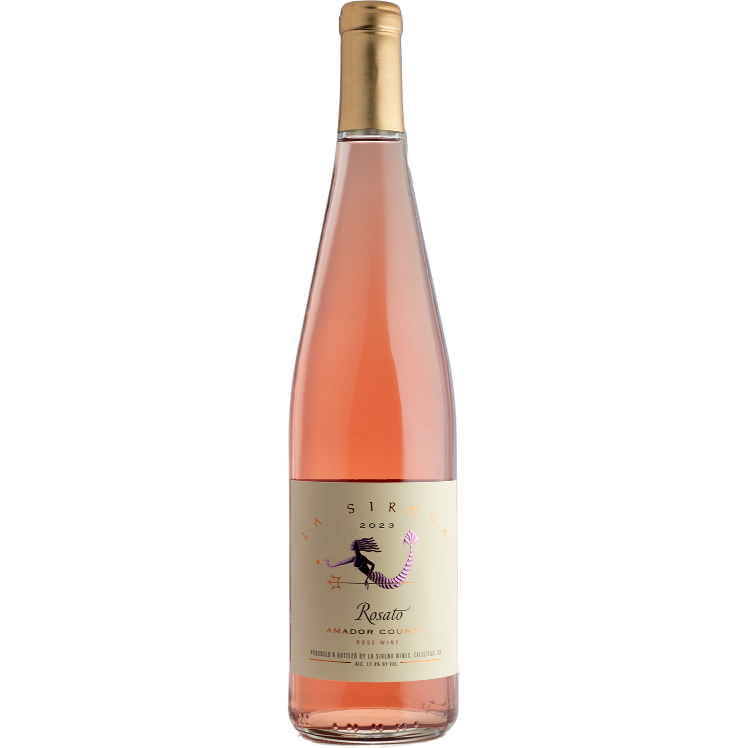 La Sirena 2023 'Rosato' Rosé of Primitivo 750ml Wine Bottle