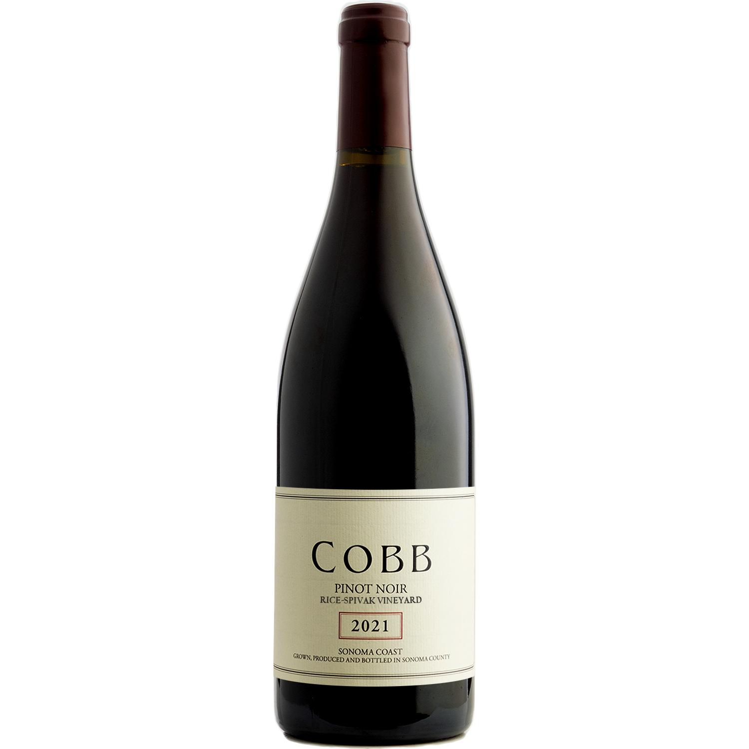 Cobb 2021 Rice-Spivak Vineyard Pinot Noir 750ml Wine Bottle