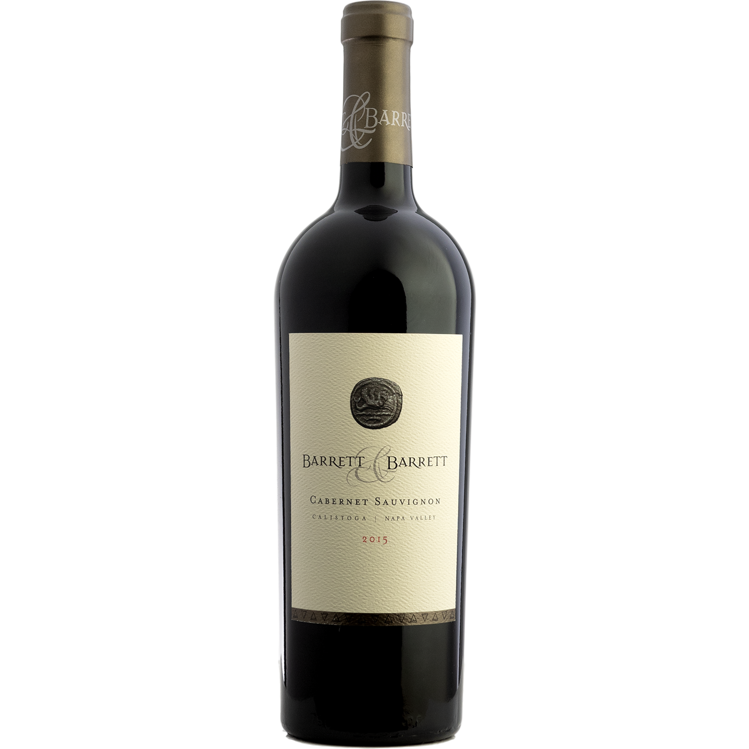 Barrett & Barrett 2015 Calistoga Estate Cabernet Sauvignon 750ml Wine Bottle