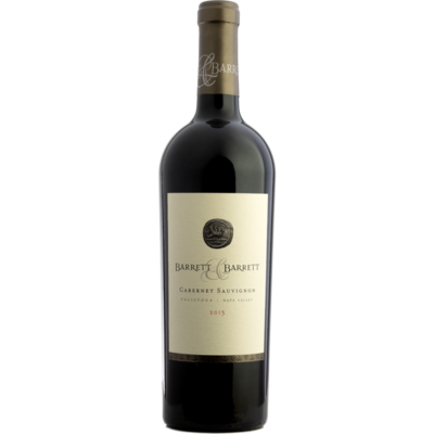 Barrett & Barrett 2015 Calistoga Estate Cabernet Sauvignon 750ml Wine Bottle