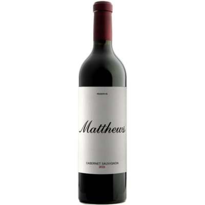 Matthews 2021 Columbia Valley Reserve Cabernet Sauvignon 750ml Wine Bottle