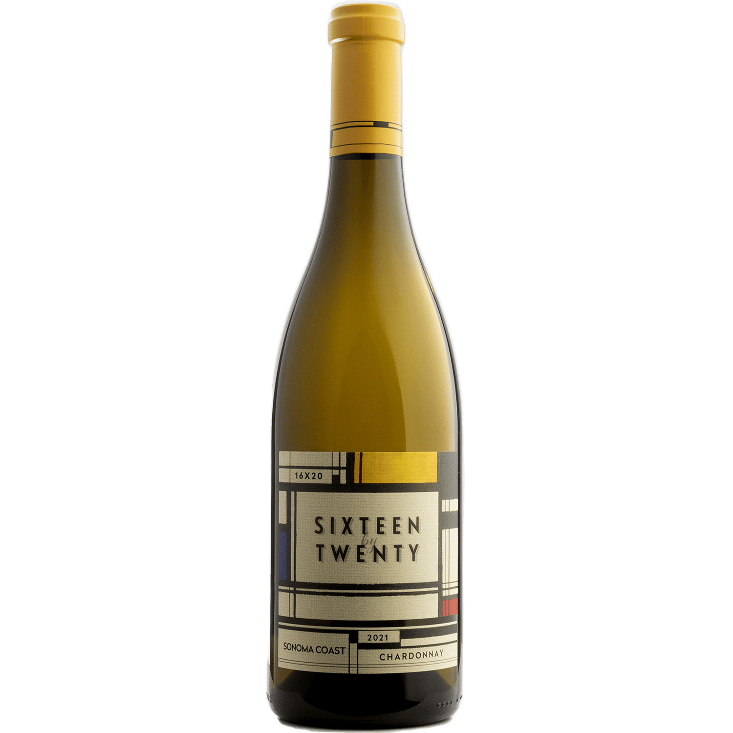 Black Cordon 2021 '16x20' Sonoma Coast Chardonnay 750ml Wine Bottle