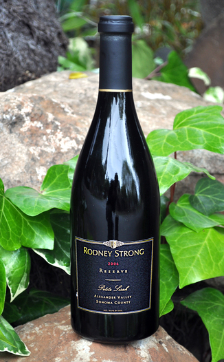 Rodney Strong Vineyards 2006 Alexander Valley Reserve Petite Sirah 750ml Wine Bottle