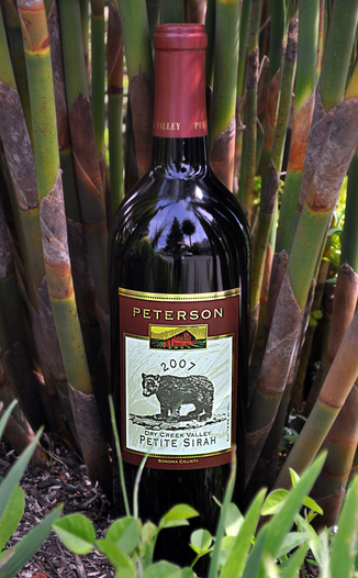 Peterson 2007 Dry Creek Valley Petite Sirah 750ml Wine Bottle