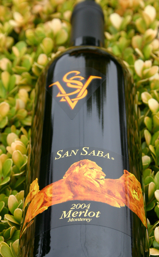 San Saba Vineyards 2004 Merlot 750ml Wine Bottle