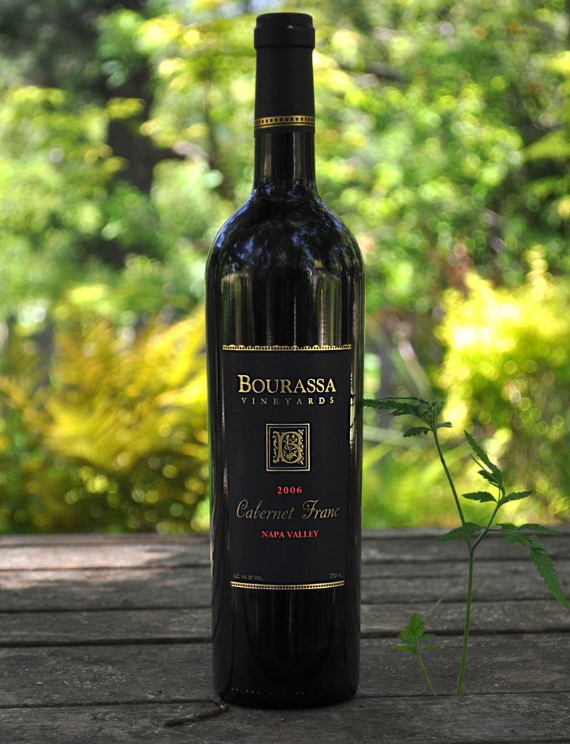 Bourassa Vineyards 2006 Napa Valley Cabernet Franc 750ml Wine Bottle