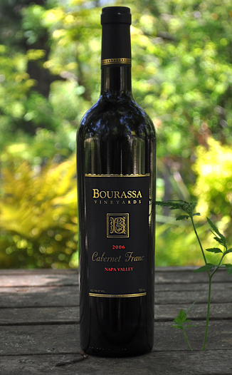 Bourassa Vineyards 2006 Napa Valley Cabernet Franc 750ml Wine Bottle