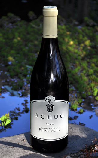 Schug Carneros Estate 2008 Sonoma Coast Pinot Noir 750ml Wine Bottle