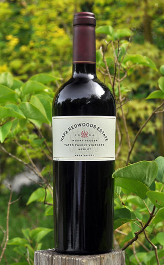 Yates Family Vineyard 2004 Mount Veeder Merlot 750ml Wine Bottle