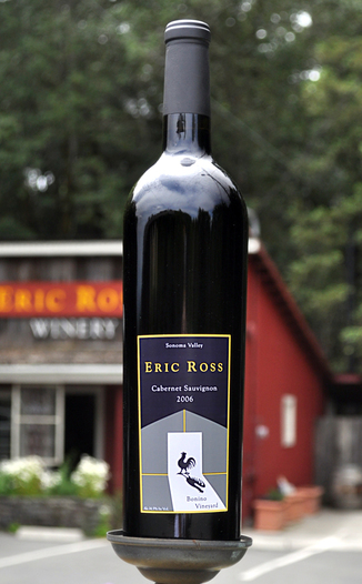 Eric Ross Winery 2006 Sonoma Valley Cabernet Sauvignon 750ml Wine Bottle