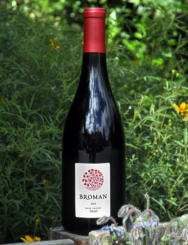 Broman Cellars 2002 Napa Valley Syrah 750ml Wine Bottle