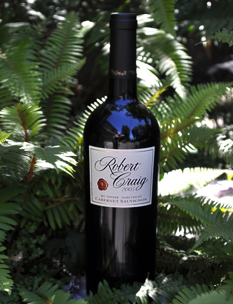 Robert Craig 2005 Mt. Veeder Napa Valley Cabernet 750ml Wine Bottle