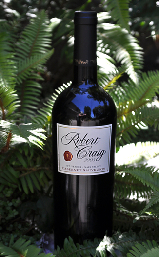 Robert Craig 2005 Mt. Veeder Napa Valley Cabernet 750ml Wine Bottle