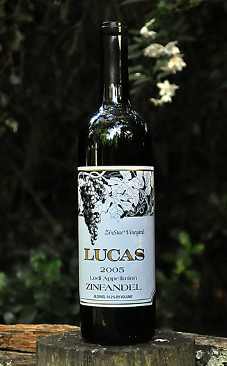 The Lucas Winery 2005 ZinStar Zinfandel 750ml Wine Bottle