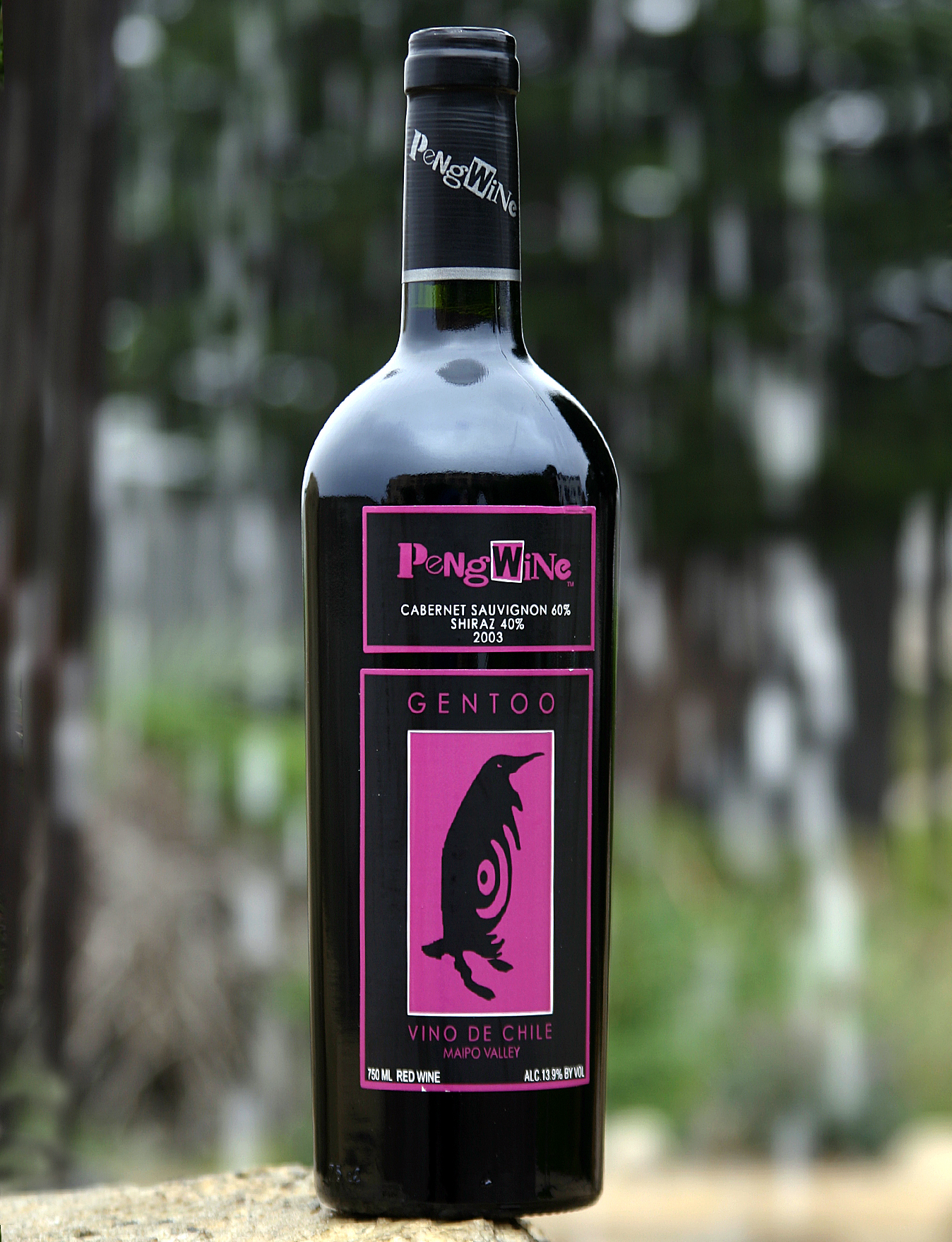 PengWine 2003 Gentoo Reserve 750ml Wine Bottle