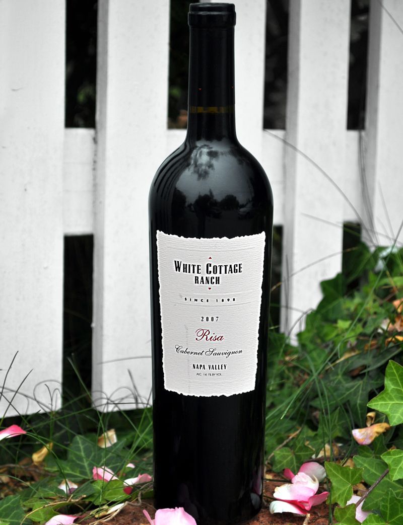 White Cottage Ranch Winery (CLOSED) 2007 ‘Risa’ Cabernet Sauvignon 750ml Wine Bottle