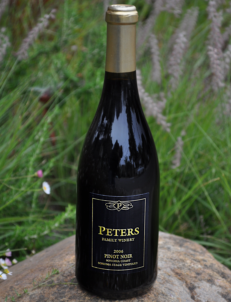 Peters Family Winery 2006 'Sonoma Stage Vineyard' Pinot Noir 750ml Wine Bottle