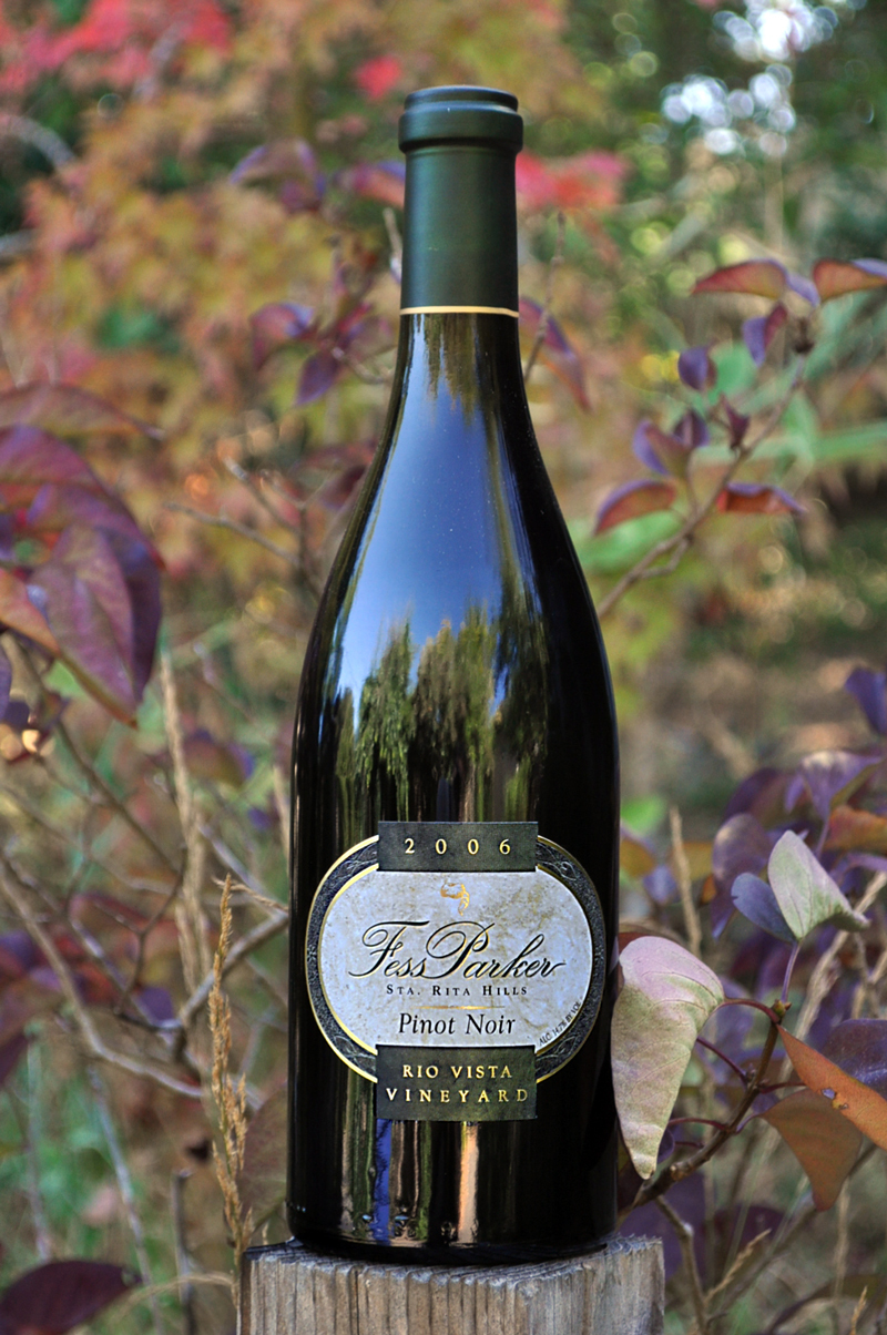 Fess Parker Winery 2006 Rio Vista Vineyard Pinot Noir 750ml Wine Bottle
