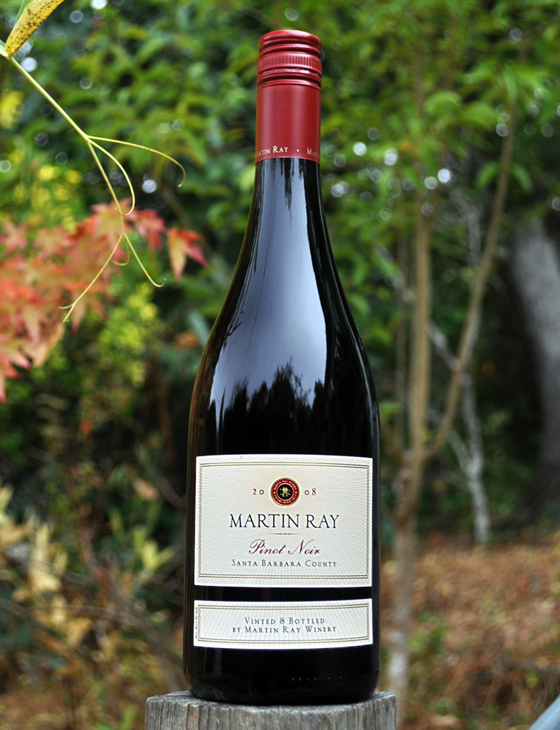 Martin Ray 2008 Santa Barbara County Pinot Noir 750ml Wine Bottle