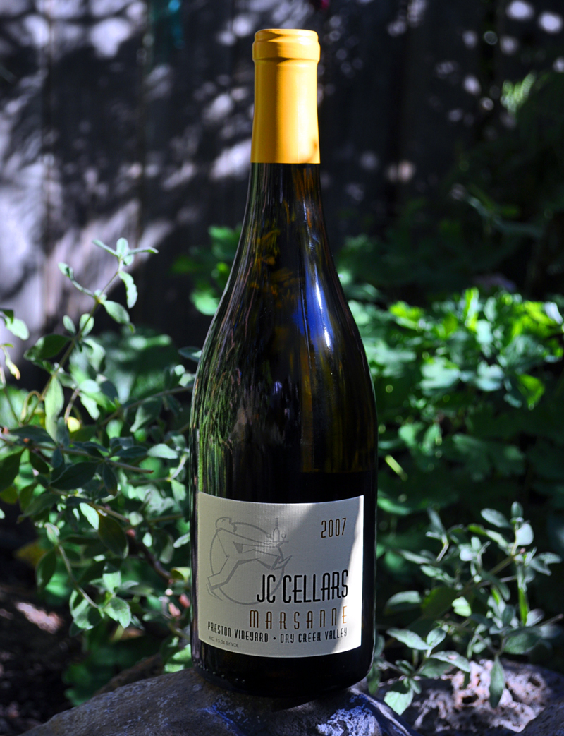 JC Cellars 2007 Preston Vineyard Marsanne 750ml Wine Bottle