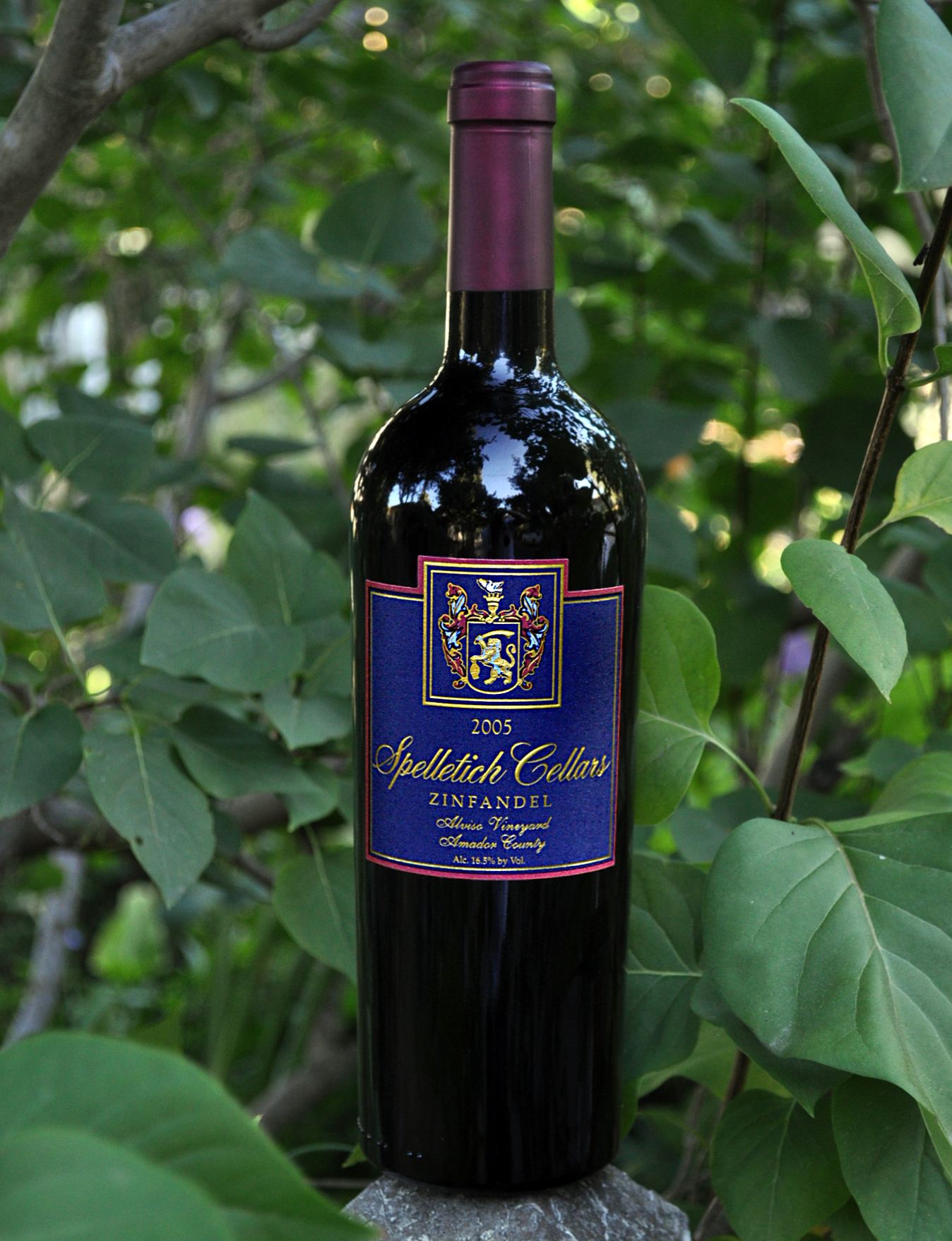 Spelletich Cellars 2005 Alviso Vineyard Zinfandel 750ml Wine Bottle