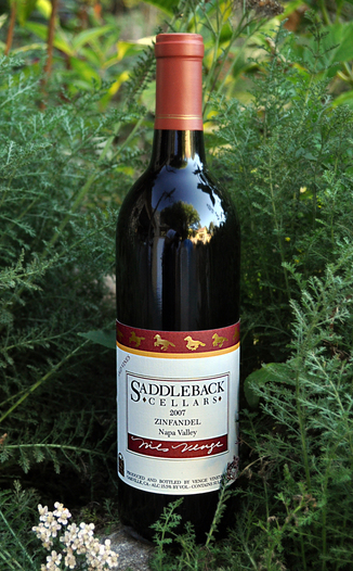 Saddleback Cellars 2007 Old Vine Zinfandel 750ml Wine Bottle