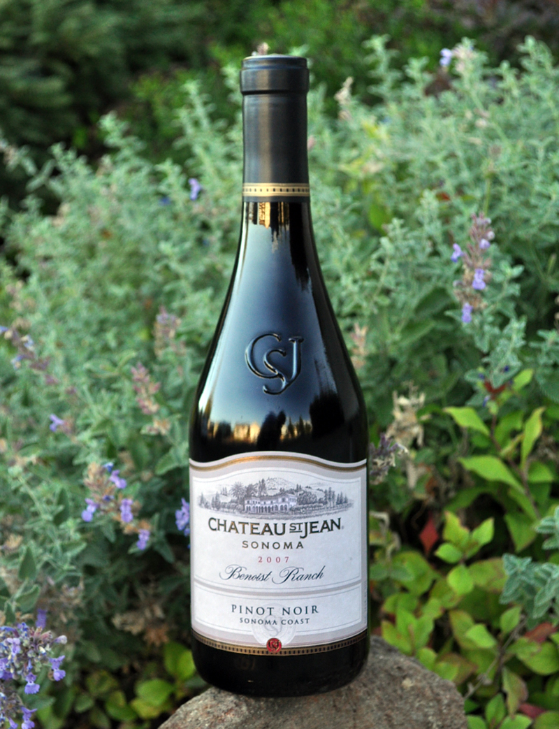 Chateau St. Jean (OLD) 2007 Benoist Ranch Sonoma Coast Pinot Noir 750ml Wine Bottle