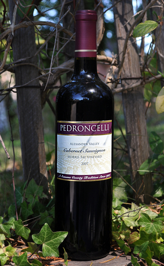 Pedroncelli Winery & Vineyards 2007 Morris Fay Cabernet Sauvignon 750ml Wine Bottle