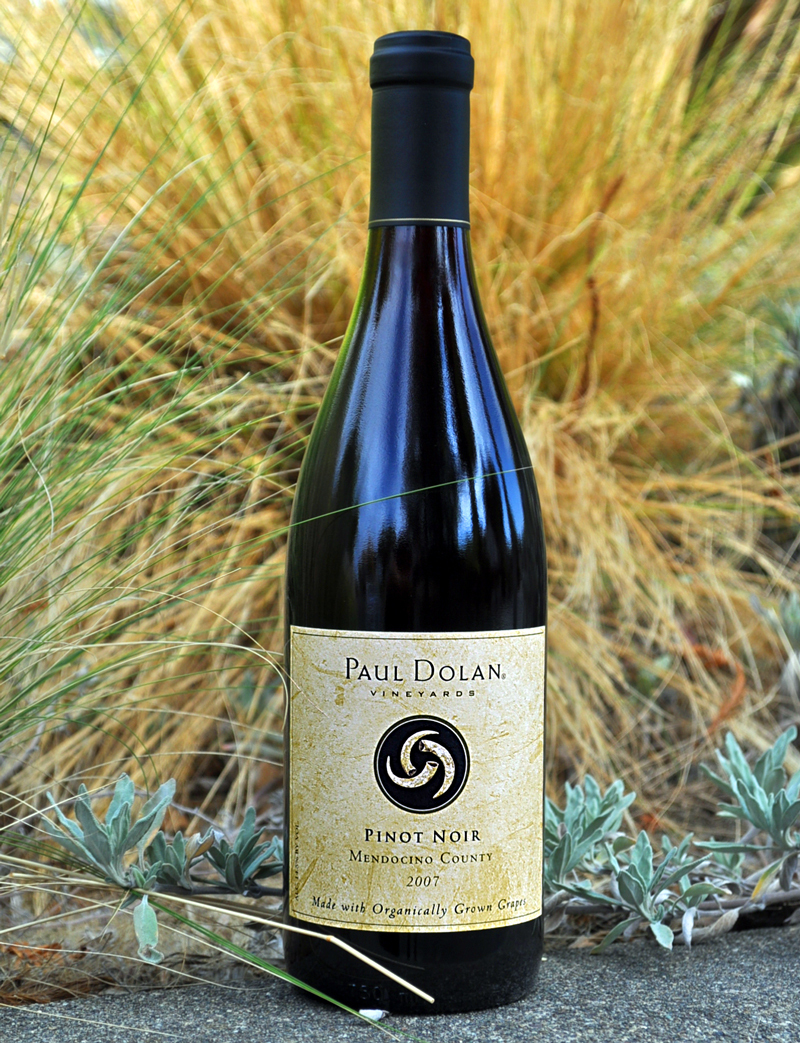 Paul Dolan Vineyards 2007 Mendocino County Pinot Noir 750ml Wine Bottle