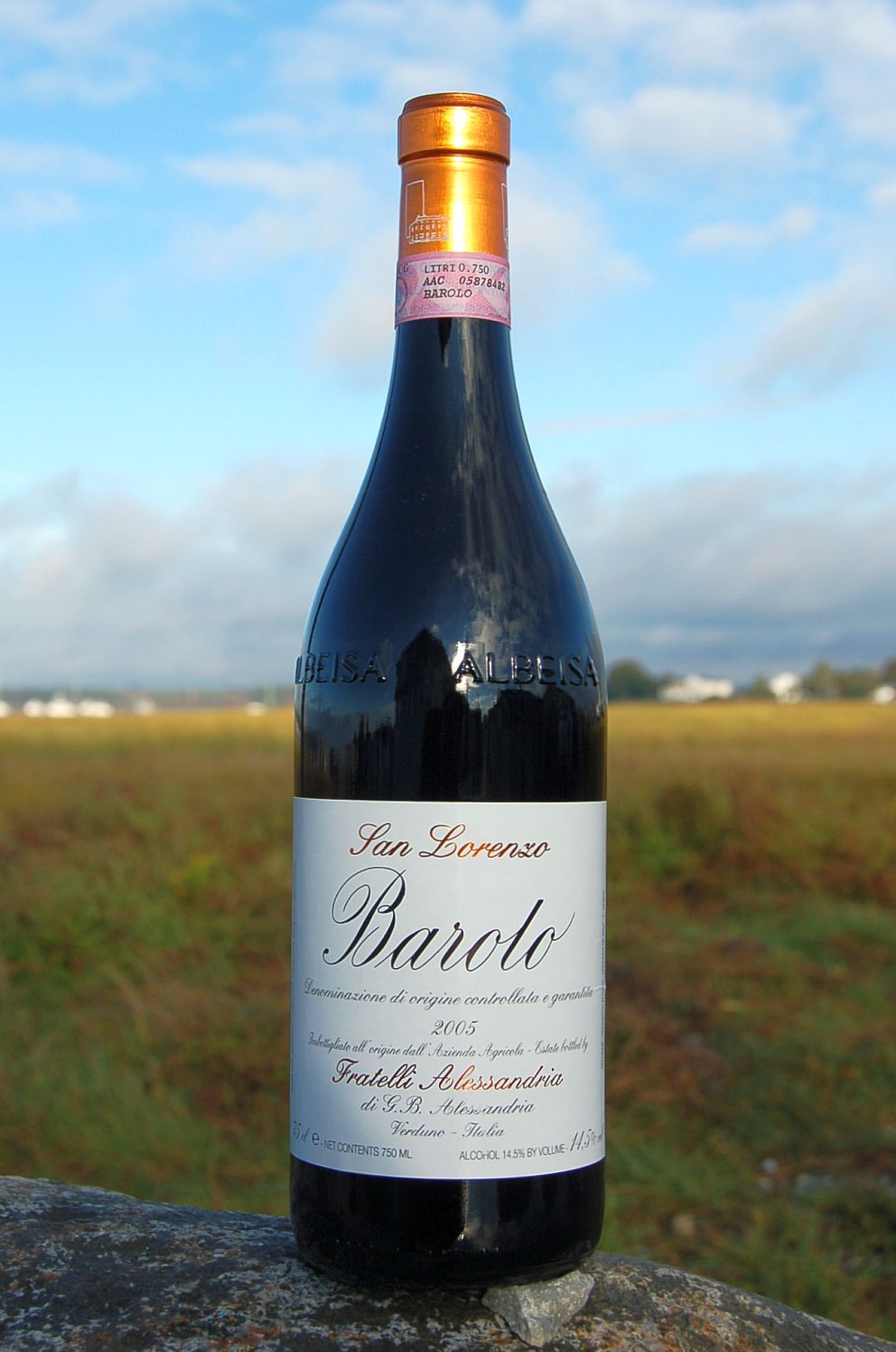 Fratelli Alessandria 2005 Barolo San Lorenzo DOCG 750ml Wine Bottle