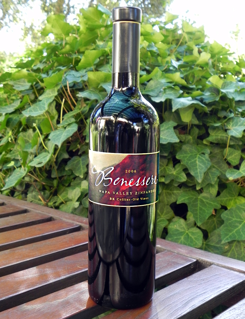 Benessere Vineyards 2006 BK Collins Old Vine Zinfandel 750ml Wine Bottle