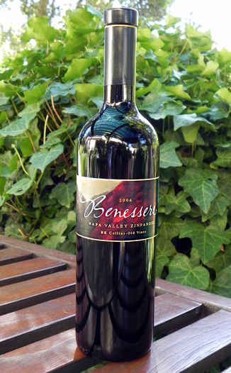 Benessere Vineyards 2006 BK Collins Old Vine Zinfandel 750ml Wine Bottle