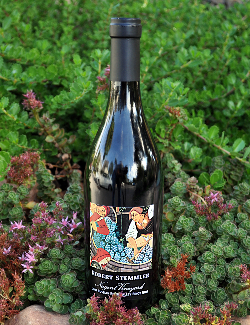 Robert Stemmler Winery 2007 Nugent Vineyard Pinot Noir 750ml Wine Bottle