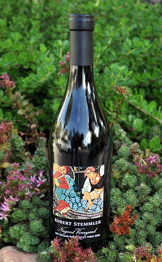 Robert Stemmler Winery 2007 Nugent Vineyard Pinot Noir 750ml Wine Bottle