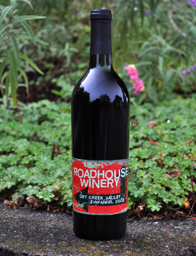 Roadhouse Winery 2008 Dry Creek Valley Zinfandel 750ml Wine Bottle