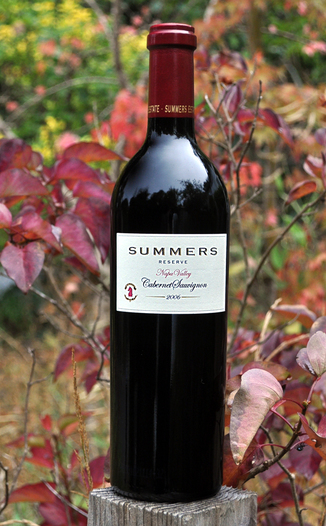 Summers 2006 Reserve Cabernet Sauvignon 750ml Wine Bottle