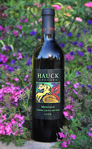 Hauck Cellars 2006 Sonoma County Meritage 750ml Wine Bottle
