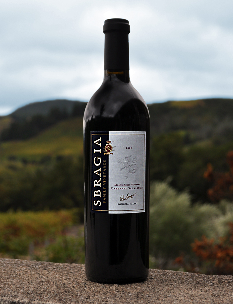 Sbragia Family Vineyards 2006 Monte Rosso Cabernet Sauvignon 750ml Wine Bottle
