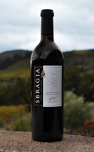 Sbragia Family Vineyards 2006 Monte Rosso Cabernet Sauvignon 750ml Wine Bottle